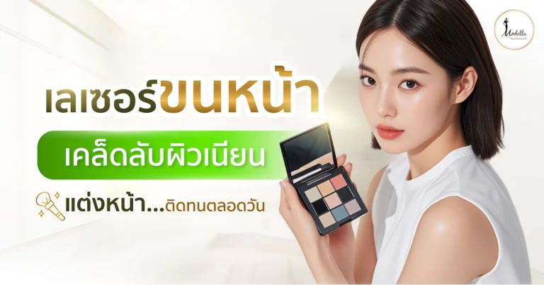 เลเซอร์ขนหน้า เคล็ดลับผิวเนียน แต่งหน้าติดทนตลอดวัน