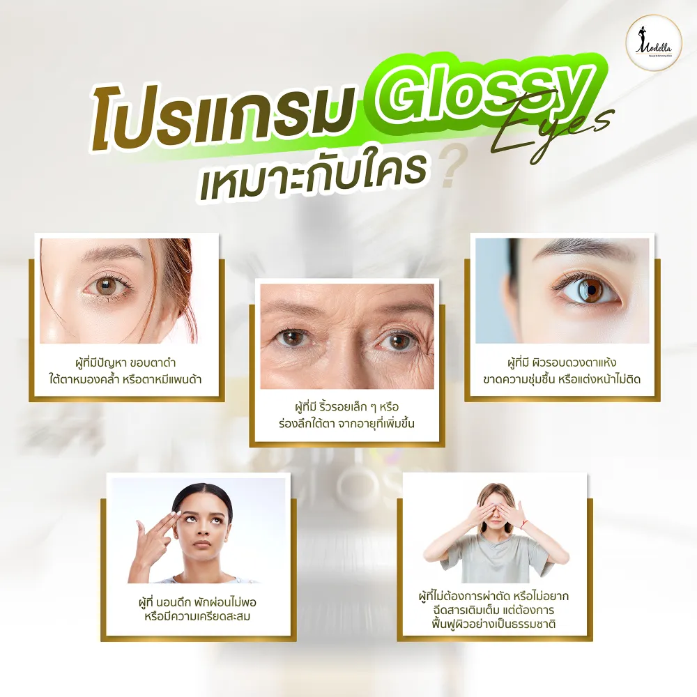 โปรแกรม Glossy Eyesเหมาะกับใคร