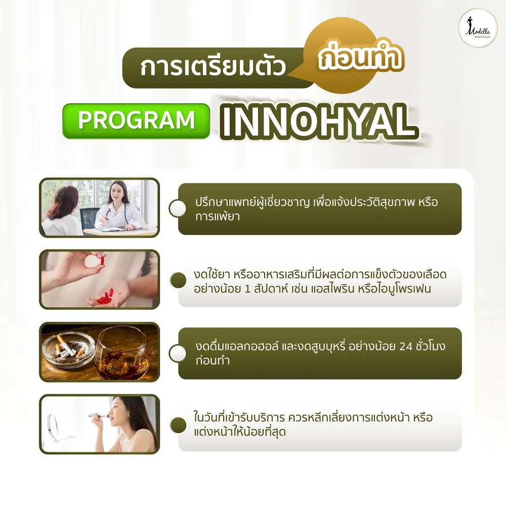 การเตรียมตัวก่อนทำโปรแกรม InnoHyal